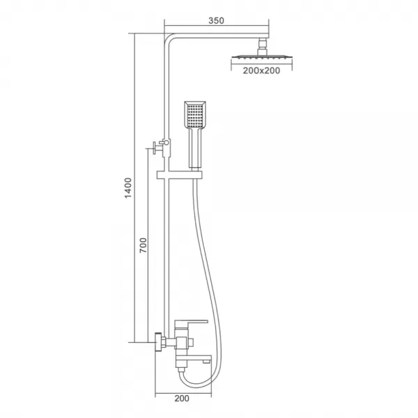 Душевая система FRAP F2421