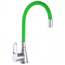 Смеситель для кухни с гибким изливом WEZER SOP4-R045-GREEN