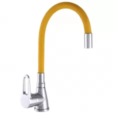Смеситель для кухни с гибким изливом WEZER SOP4-R045-YELLOW