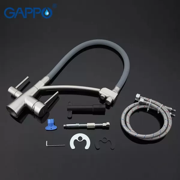 Змішувач для кухні з підключенням до фільтру GAPPO G4398