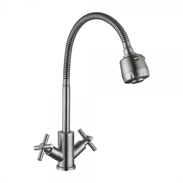 Смеситель для кухни с гибким изливом WEZER VAL4D-10