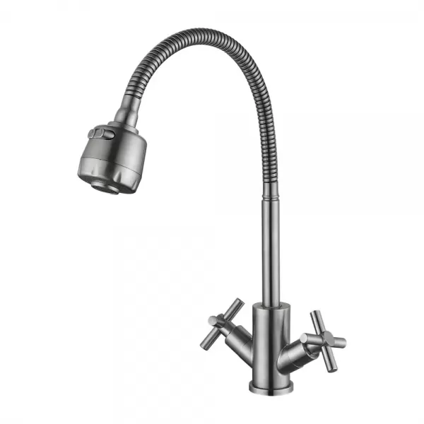 Смеситель для кухни с гибким изливом WEZER VAL4D-10