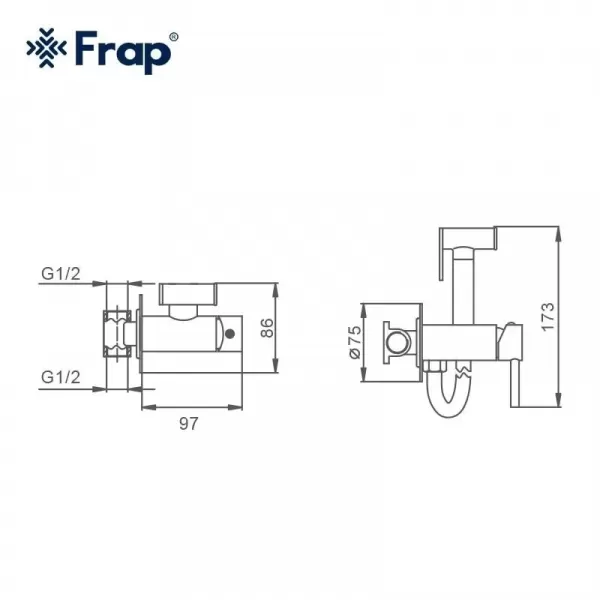 Гігієнічний душ FRAP  F7505-6