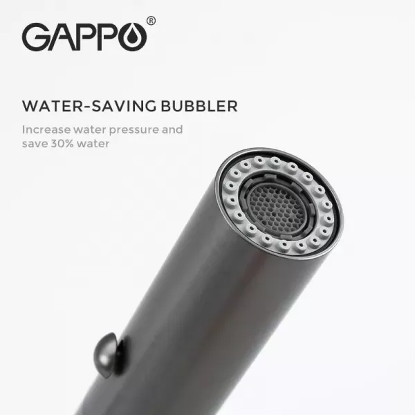Смеситель для кухни с гибким изливом на 2 режима струи GAPPO G4398-51