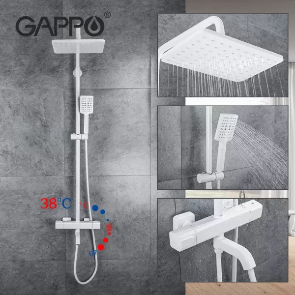 Душова система з термостатом GAPPO G2491-8