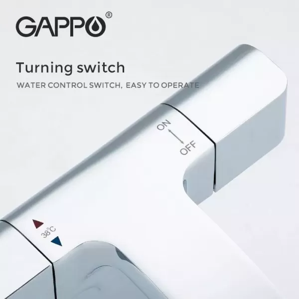 Смеситель для раковины с термостатом GAPPO G1007-40