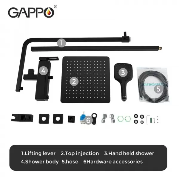 Душова система GAPPO G2417-6