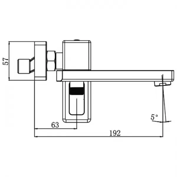 Смеситель для ванны GAPPO G3217-6