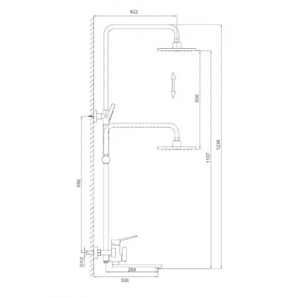 Душова система FRAP F2462