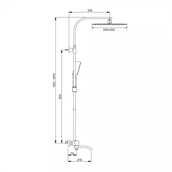 Душова система GAPPO G2407-6
