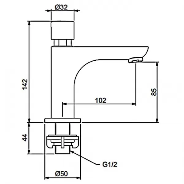 Кран для раковины порционный GAPPO G5148