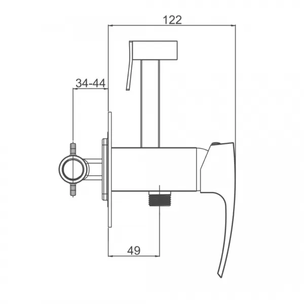 Гігієнічний душ GAPPO G7207-4