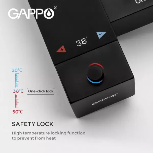 Гигиенический душ с термостатом GAPPO G7207-60