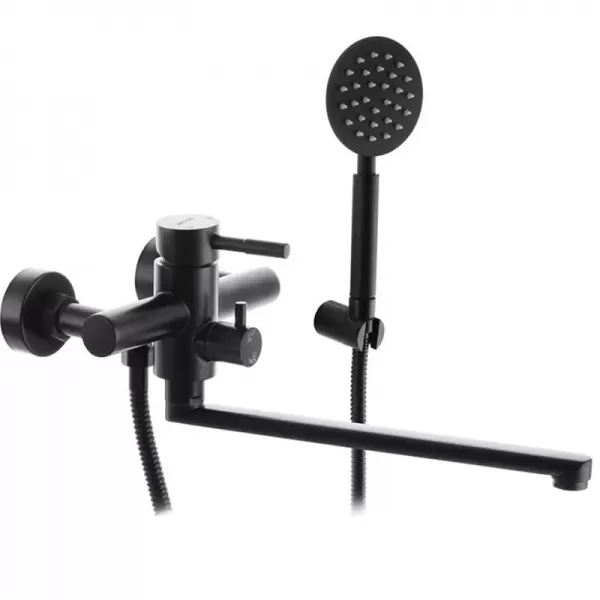 Смеситель для ванны WEZER EKO7A-01-BLACK