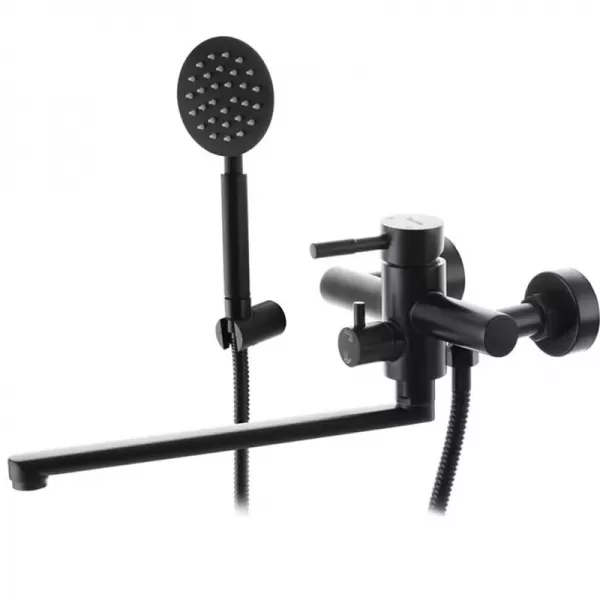 Смеситель для ванны WEZER EKO7A-01-BLACK