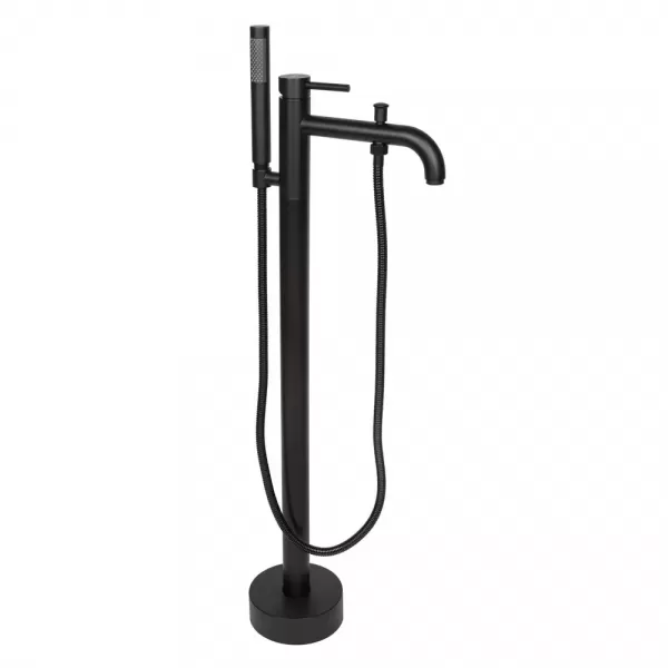 Смеситель для ванны напольный WEZER EKO19A-01-BLACK