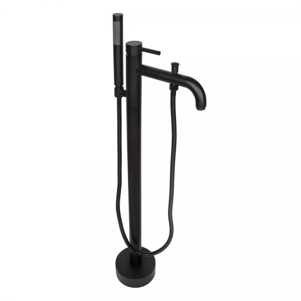 Смеситель для ванны напольный WEZER EKO19A-01-BLACK