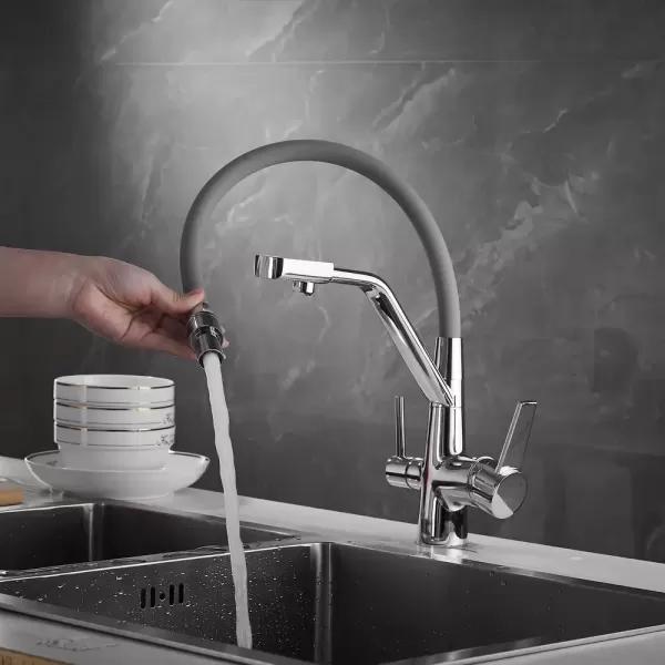 Змішувач для кухні з підключенням до фільтра WEZER INX4A-08