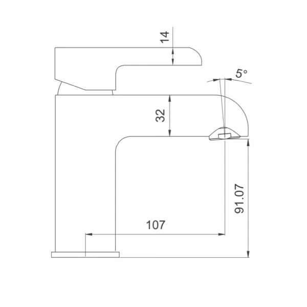 Змішувач для раковини GAPPO G1003-6