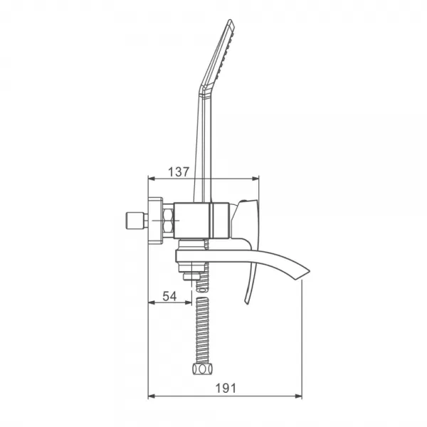 Смеситель для ванны GAPPO G3207-3