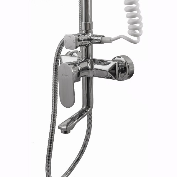 Душевая система с лейкой для гигиенического душа Globus Lux ONTARIO DS-006A Душевая система с лейкой для гигиенического душа Globus Lux ONTARIO DS-006A