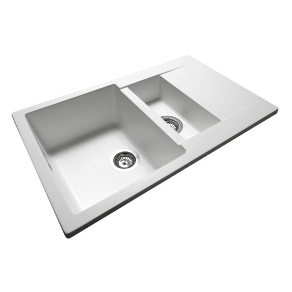 Кухонная мойка LAPAS white Miraggio
