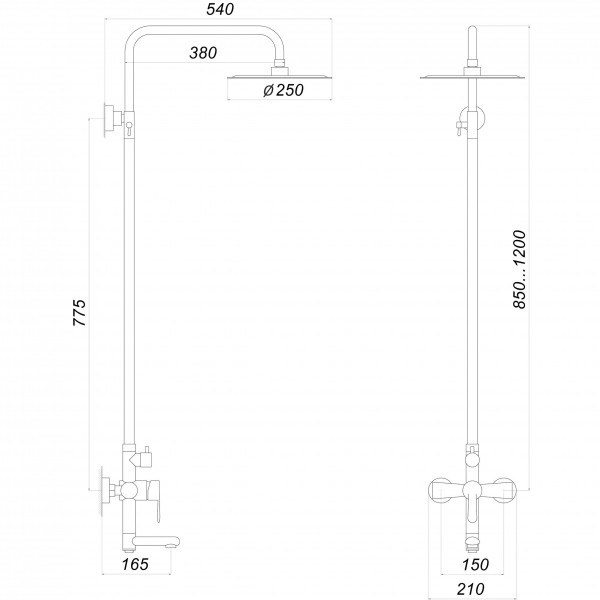 Душова система Globus Lux MAIN SM-SH-02