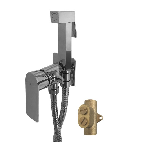 Смеситель с гигиеническим душем TOPAZ SARDINIA TS 087106-H20 Скрытый