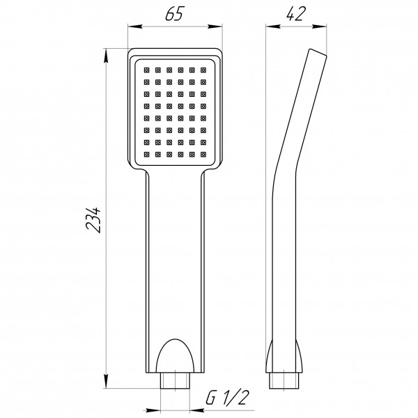 Душевая лейка Globus Lux SUS-001PQ