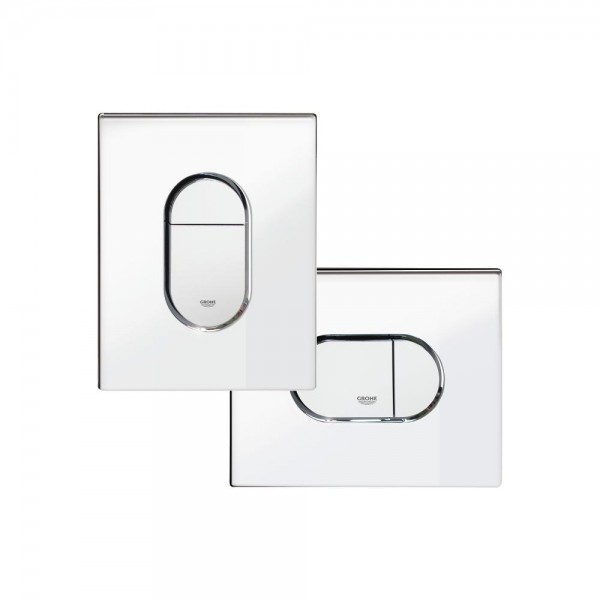 Кнопка зливу для інсталяції матова хром кругла Grohe Arena Cosmopolitan 38844000