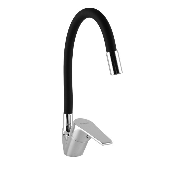 Змішувач для кухні з гнучким виливом одноважільний DOMINO 000018384