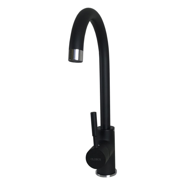 Змішувач для кухні з гнучким виливом одноважільний Globus Lux 000018460