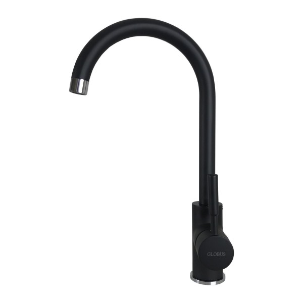 Змішувач для кухні з гнучким виливом одноважільний Globus Lux 000018460