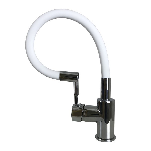 Смеситель для кухни с гибким изливом однорычажный Globus Lux 000018462