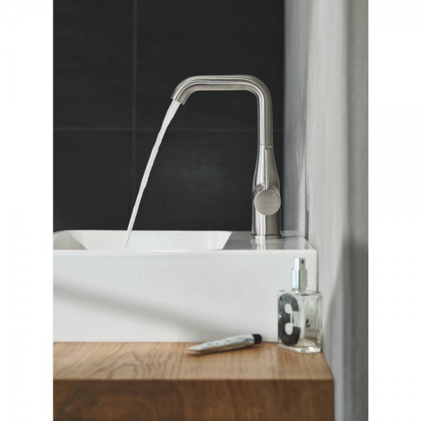 Смеситель для раковины однорычажный Grohe Essence 32628DC1 нержавеющая сталь