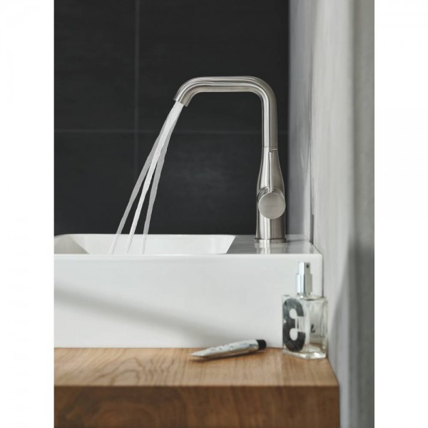 Смеситель для раковины однорычажный Grohe Essence 32628DC1 нержавеющая сталь