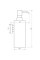 Дозатор рідкого мила Globus Lux SQ 9432 SUS304