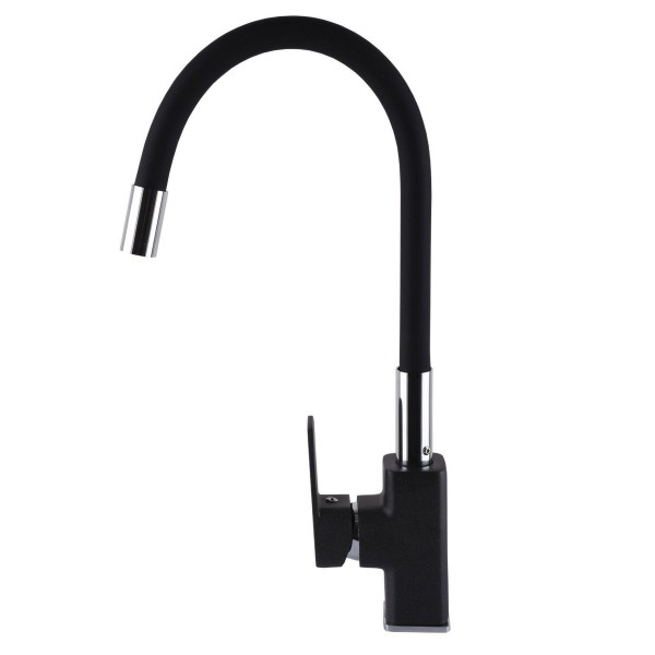 Смеситель для кухни с гибким изливом однорычажный Globus Lux 000020070