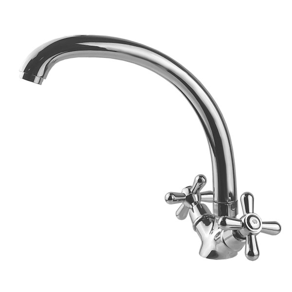 Змішувач для кухні двоважільний Globus Lux 000020075