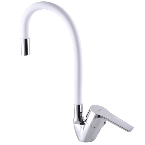 Змішувач для кухні з гнучким виливом одноважільний DOMINO 000020085