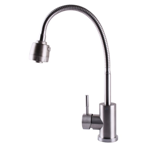 Смеситель для кухни с гибким изливом однорычажный Globus Lux 000020403