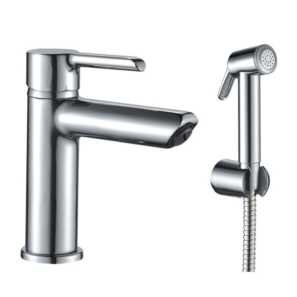 Смеситель для умывальника с гигиеническим душем DOMINO PRESTIGE DPS-222