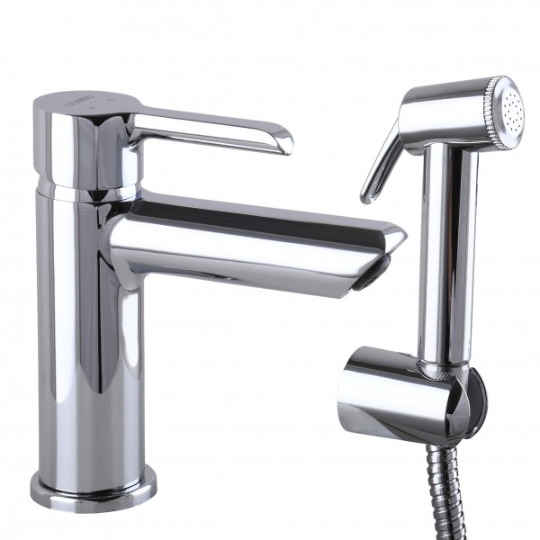 Смеситель для умывальника с гигиеническим душем DOMINO PRESTIGE DPS-222