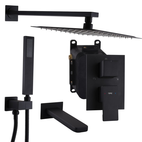 Душова система прихованого монтажу TOPAZ ODISS TO 08115-H13-BL