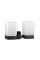 Стакан двойной Globus Lux BQ9428 черный матовый SUS304