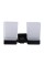Стакан двойной Globus Lux BQ9428 черный матовый SUS304