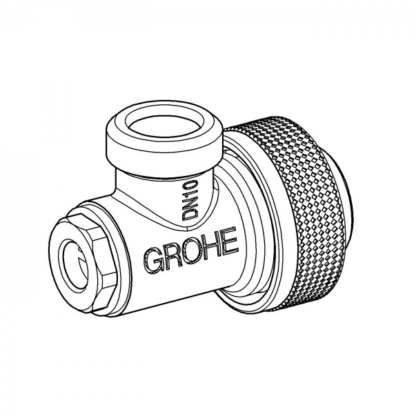 Кутовий вентиль для інсталяцій 1/2" х 3/8" 42235000