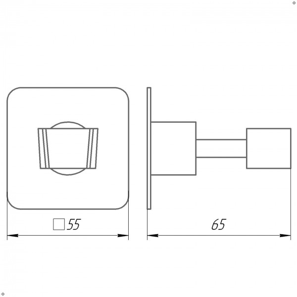 Тримач для душової лійки Globus Lux BQ 9025