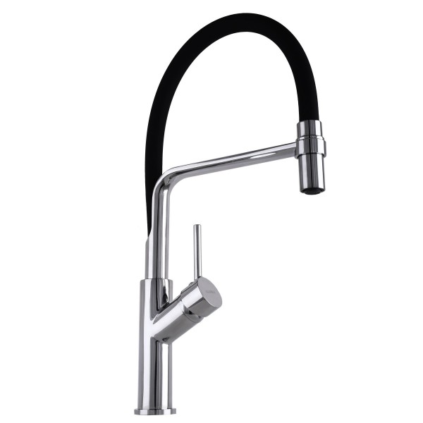 Змішувач для кухні з гнучким виливом одноважільний Globus Lux 000022943