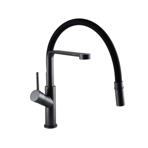 Смеситель для кухни с гибким изливом однорычажный Globus Lux 000022946